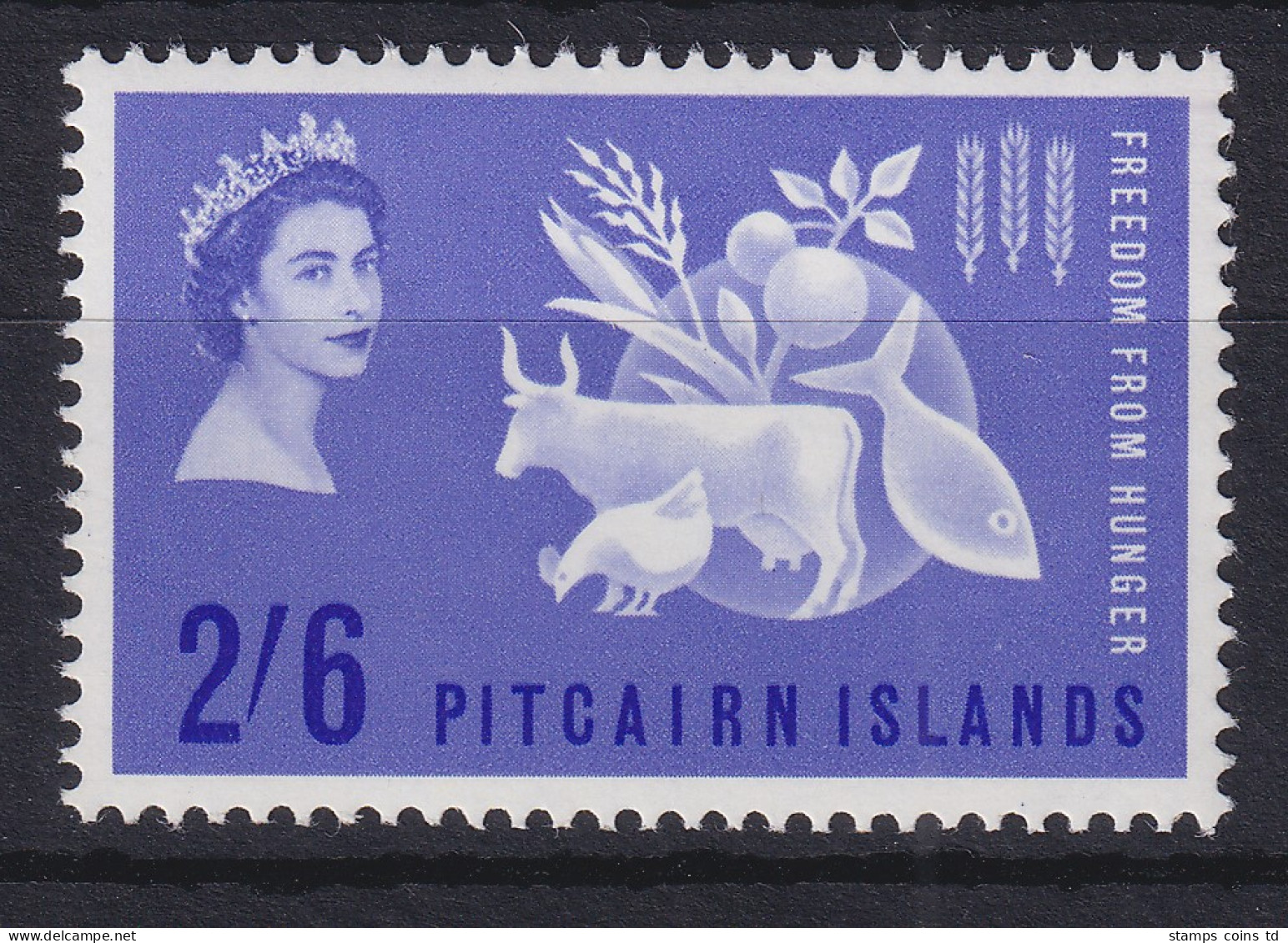 Pitcairn Islands Freedom From Hunger Mi.-Nr. 35 Postfrisch ** - Pitcairninsel