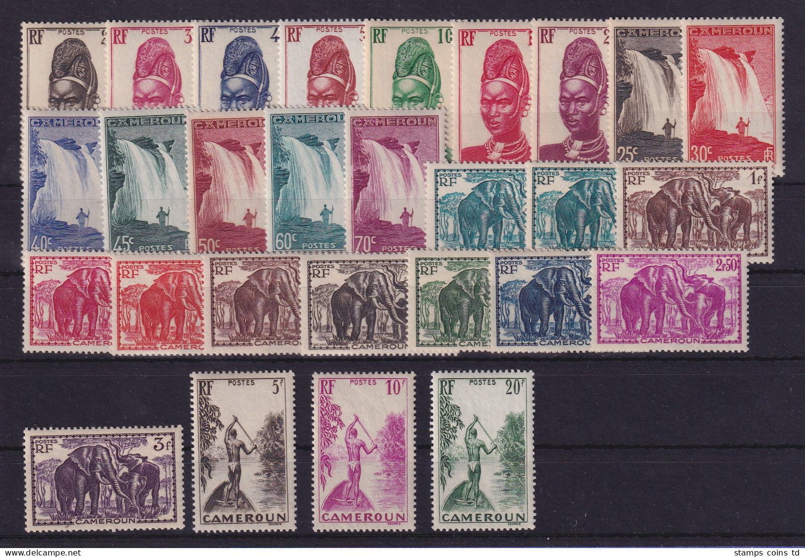 Kamerun 1939-40 Landesmotive  Mi.-Nr. 126-155 (ohne Nr. 142 Und 148) Meist **  - Camerún (1960-...)