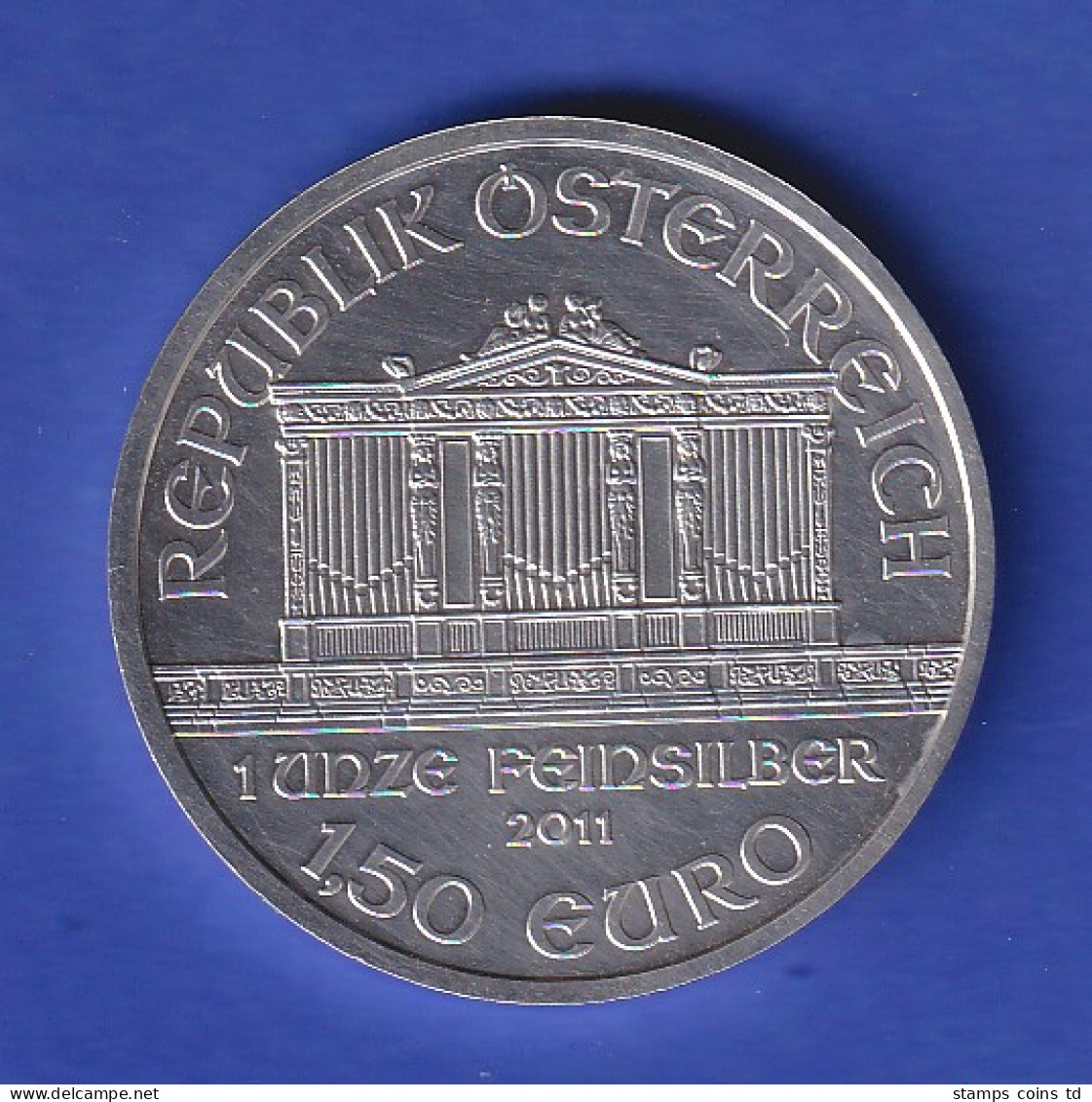 Österreich 2011 Silberunze Wiener Philharmoniker 1 Unze 31,10g Silber Ag 999 - Austria