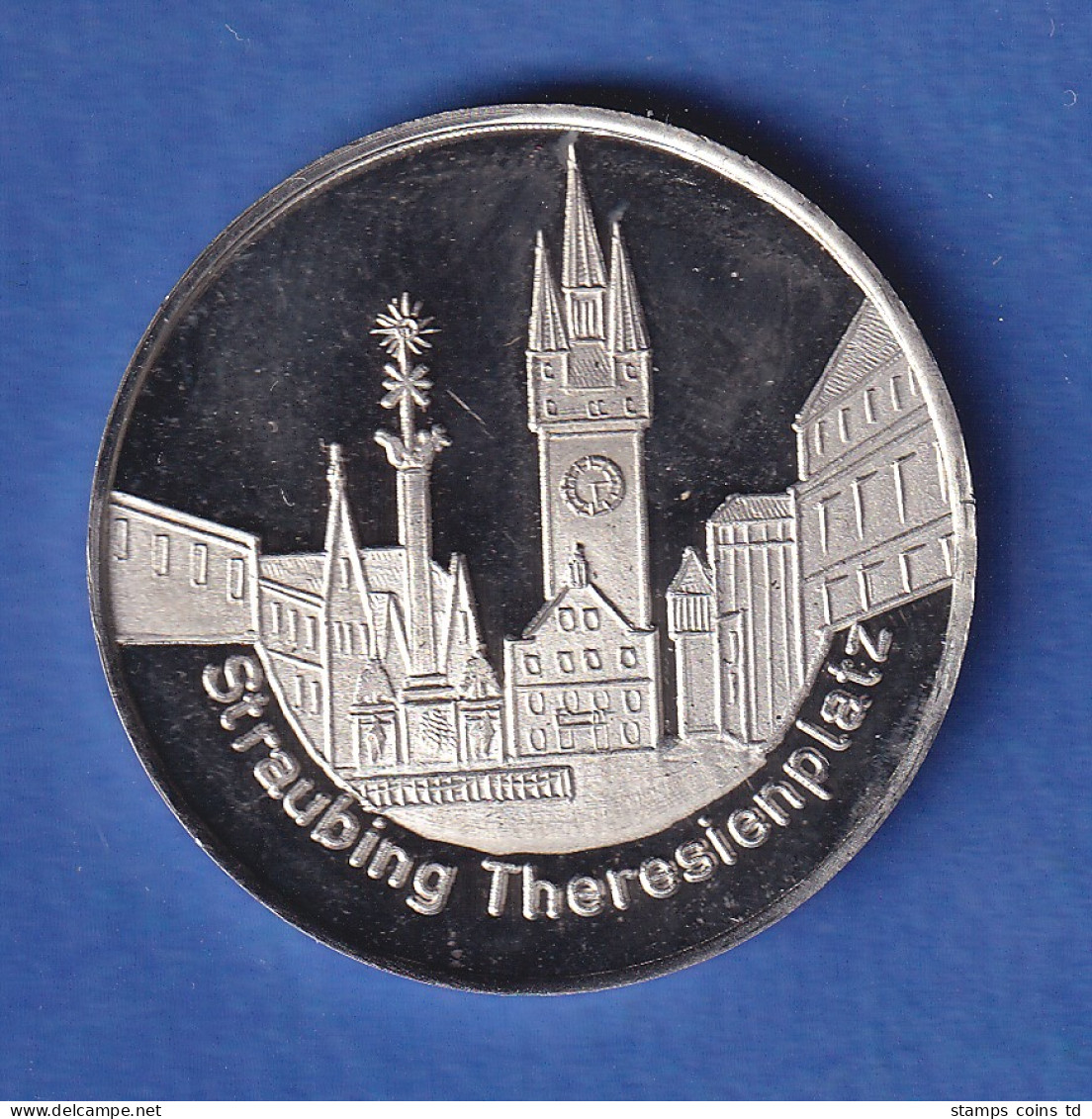 Medaille 1980 Straubing Theresienplatz Agnes-Bernauer-Festspiele - Autres & Non Classés