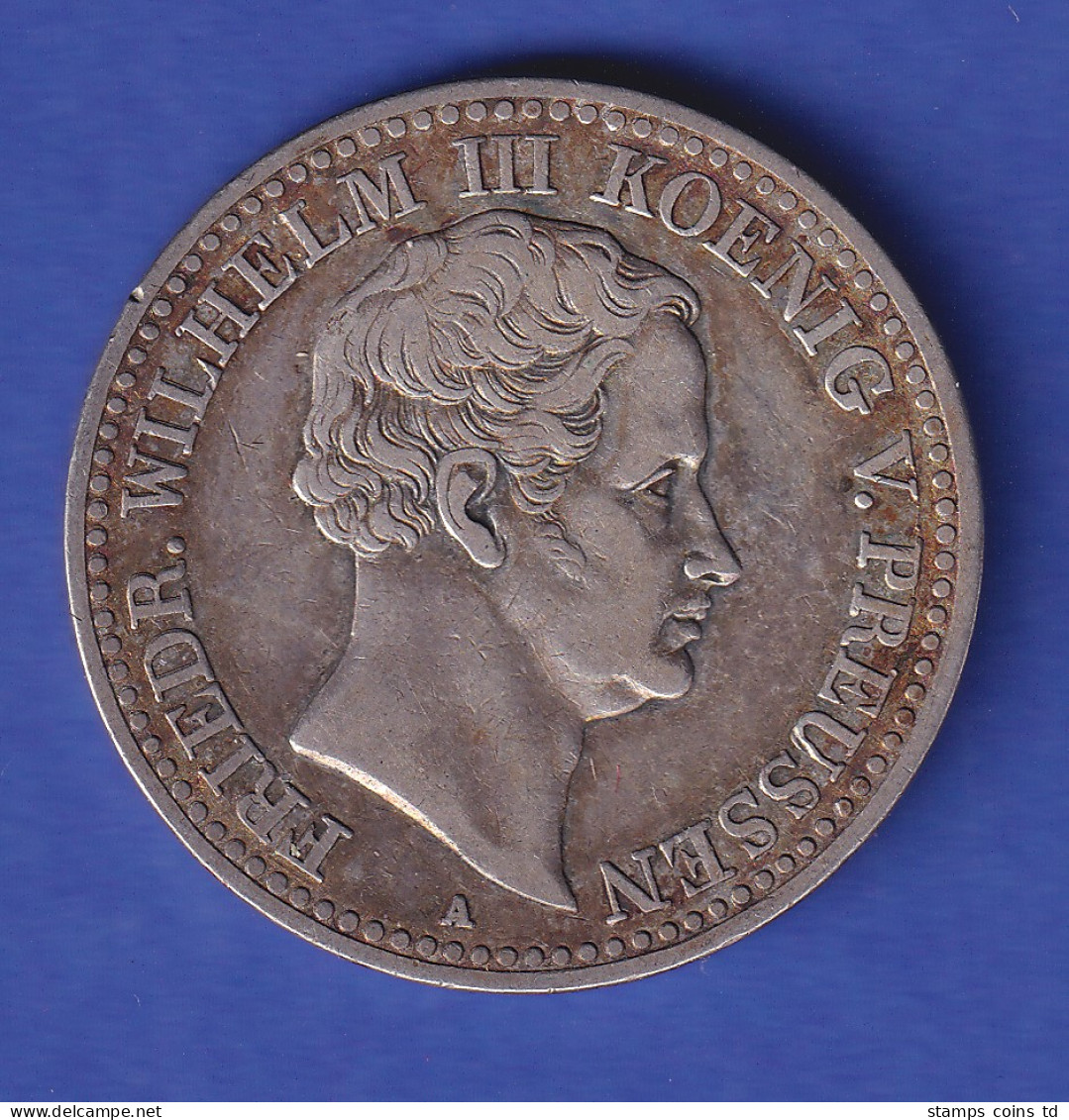 Preußen Silbermünze 1 Taler König Friedrich Wilhelm III. 1829 A Ss - Andere & Zonder Classificatie
