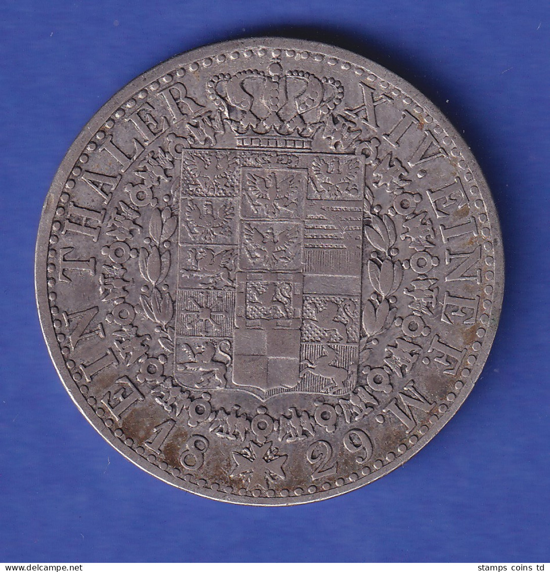 Preußen Silbermünze 1 Taler König Friedrich Wilhelm III. 1829 A Ss - Otros & Sin Clasificación