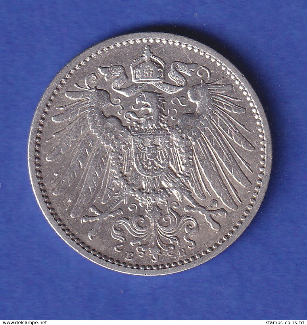 Deutsches Kaiserreich Silber-Kursmünze 1 Mark 1903 E Vz - Autres & Non Classés