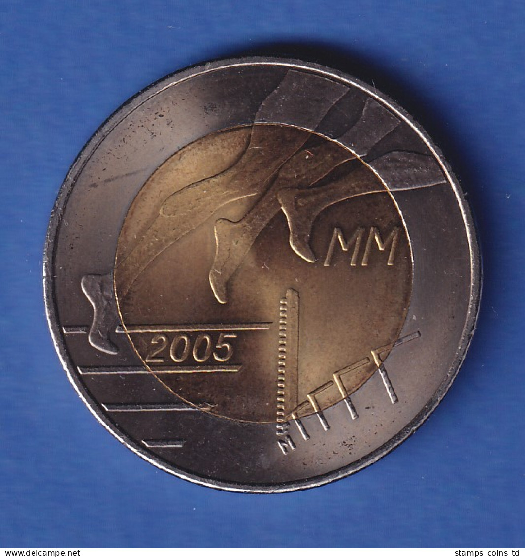 Finnland 2005 Leichtathletik-WM  5-Euro-Sondermünze  - Finnland
