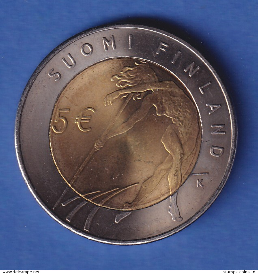 Finnland 2005 Leichtathletik-WM  5-Euro-Sondermünze  - Finlandia