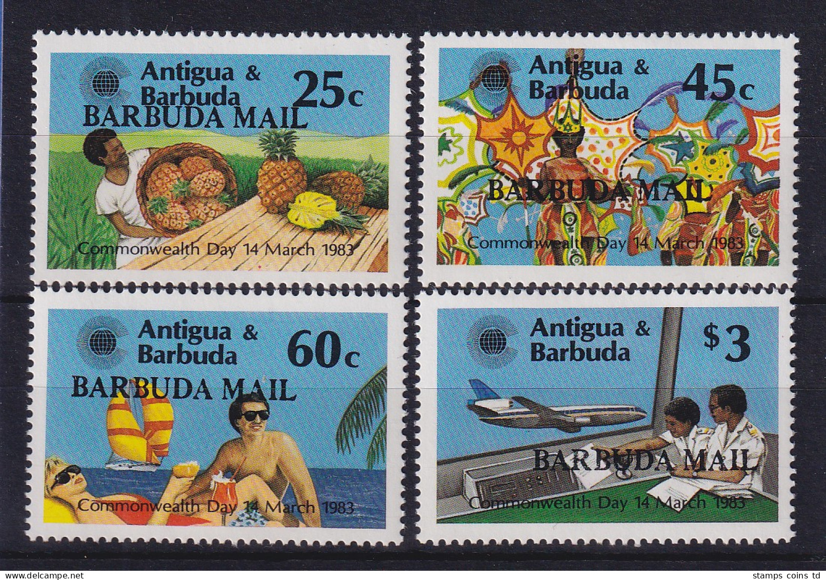 Barbuda 1983 Mi.-Nr. 650-653 Postfrisch ** / MNH Commonwealth-Tag - Antigua Et Barbuda (1981-...)
