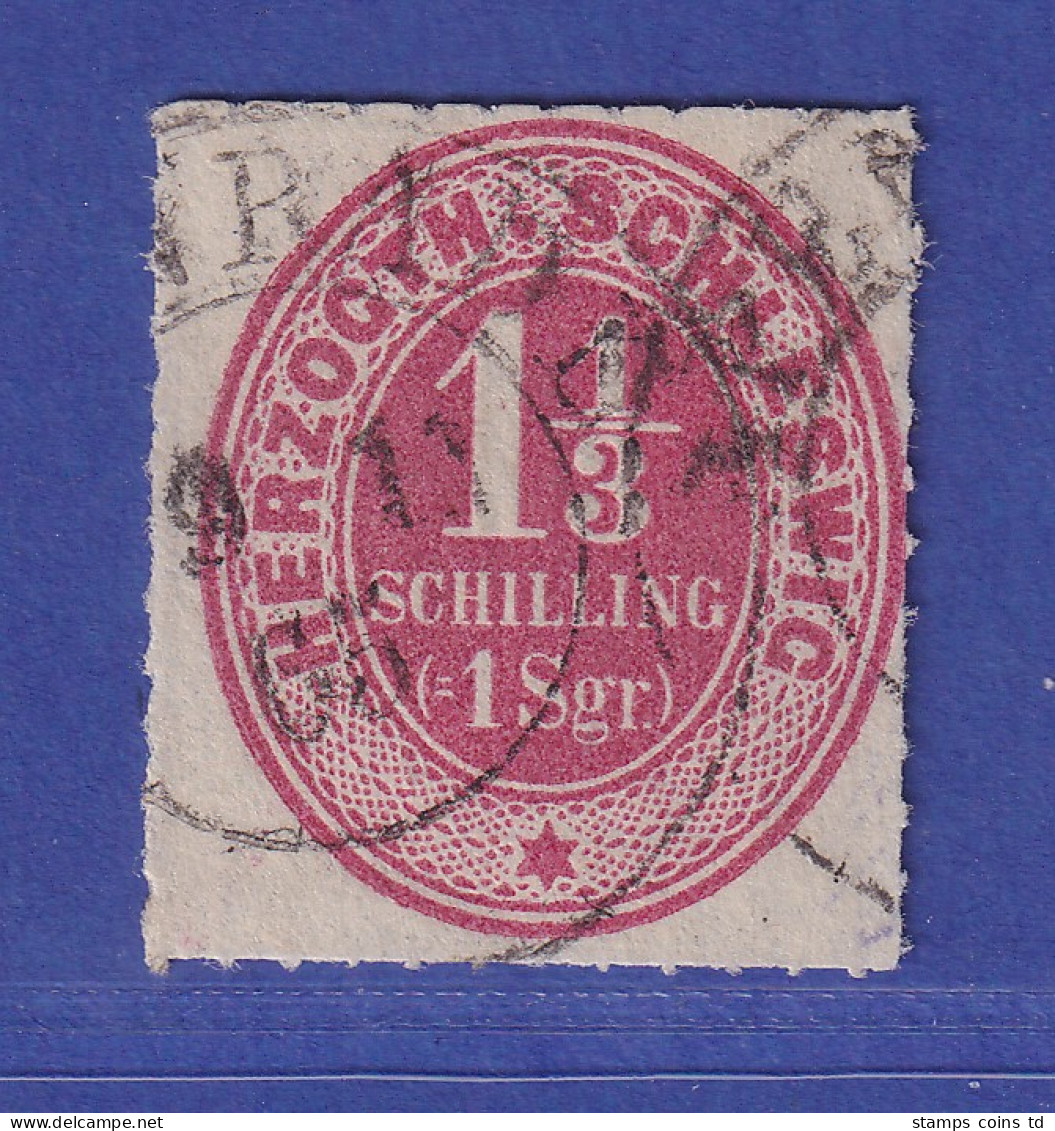 Schleswig-Holstein 1 1/3 Schilling  Mi.-Nr. 15 Gestempelt  - Schleswig-Holstein