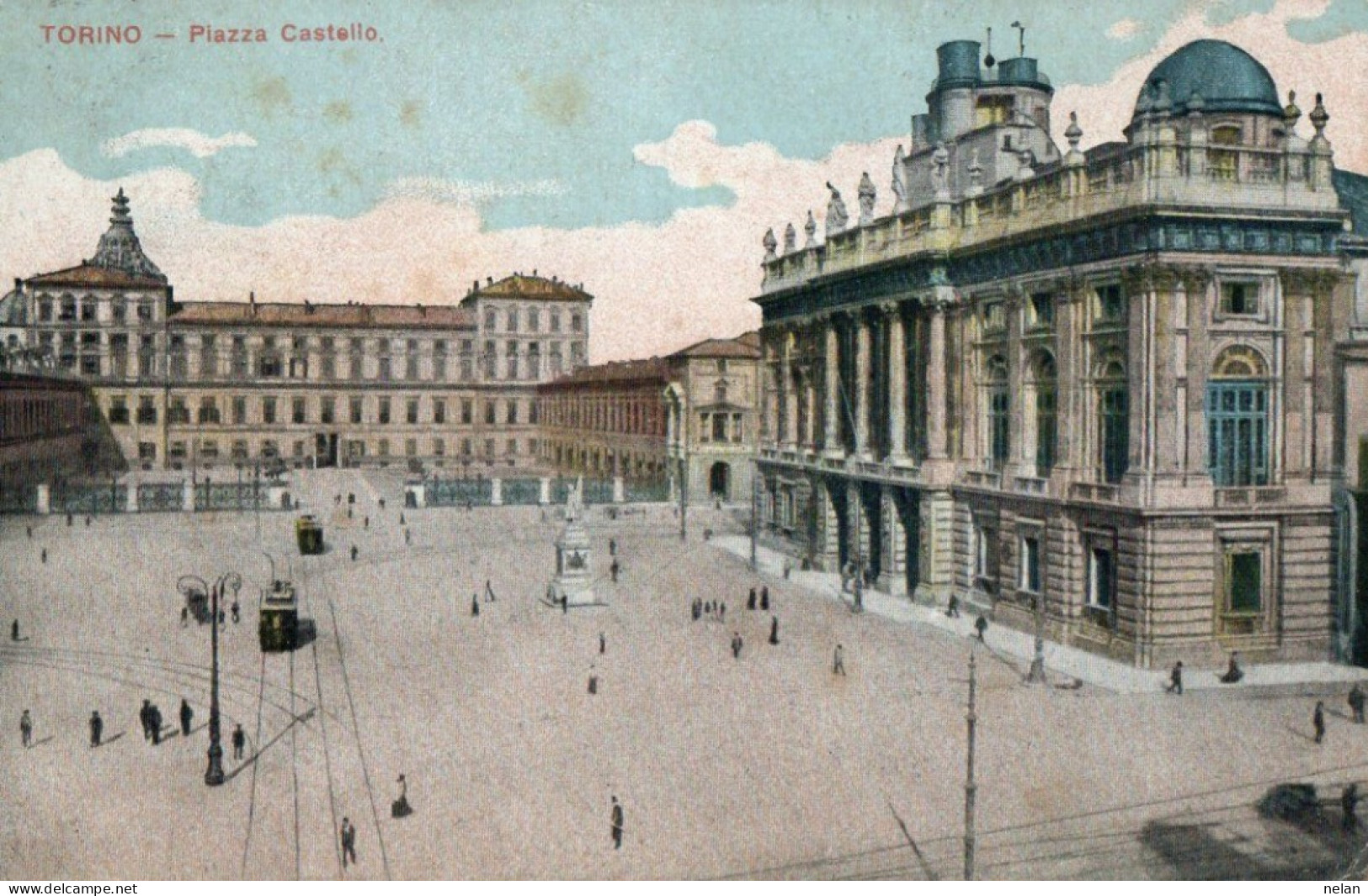 TORINO - PIAZZA CASTELLO - F.P. - Orte & Plätze