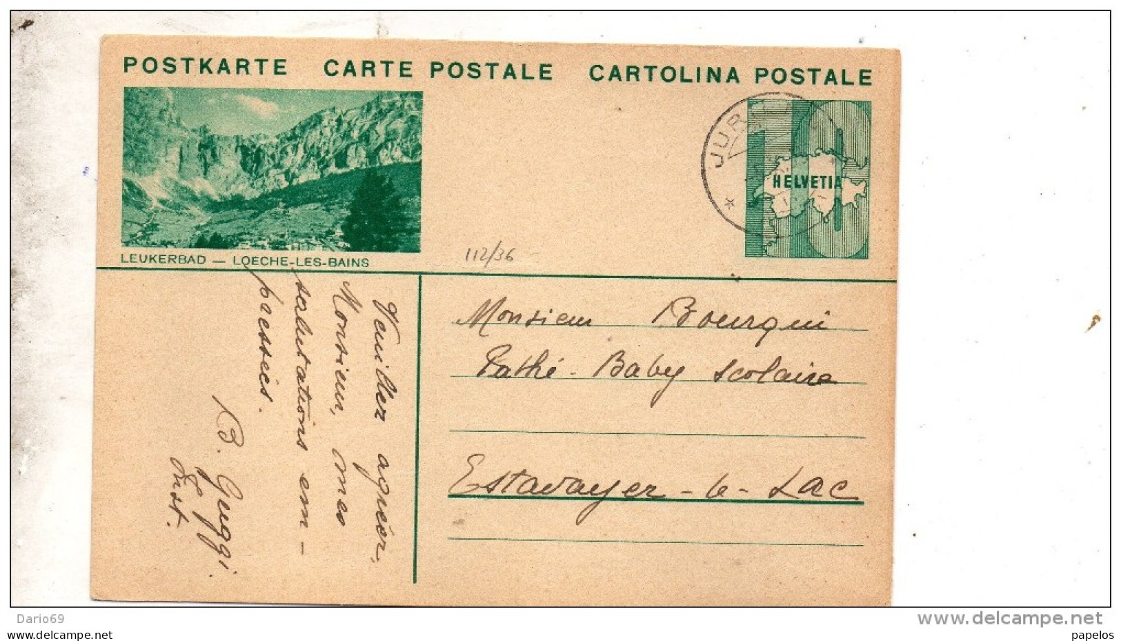 1936 CARTOLINA POSTALE - Enteros Postales