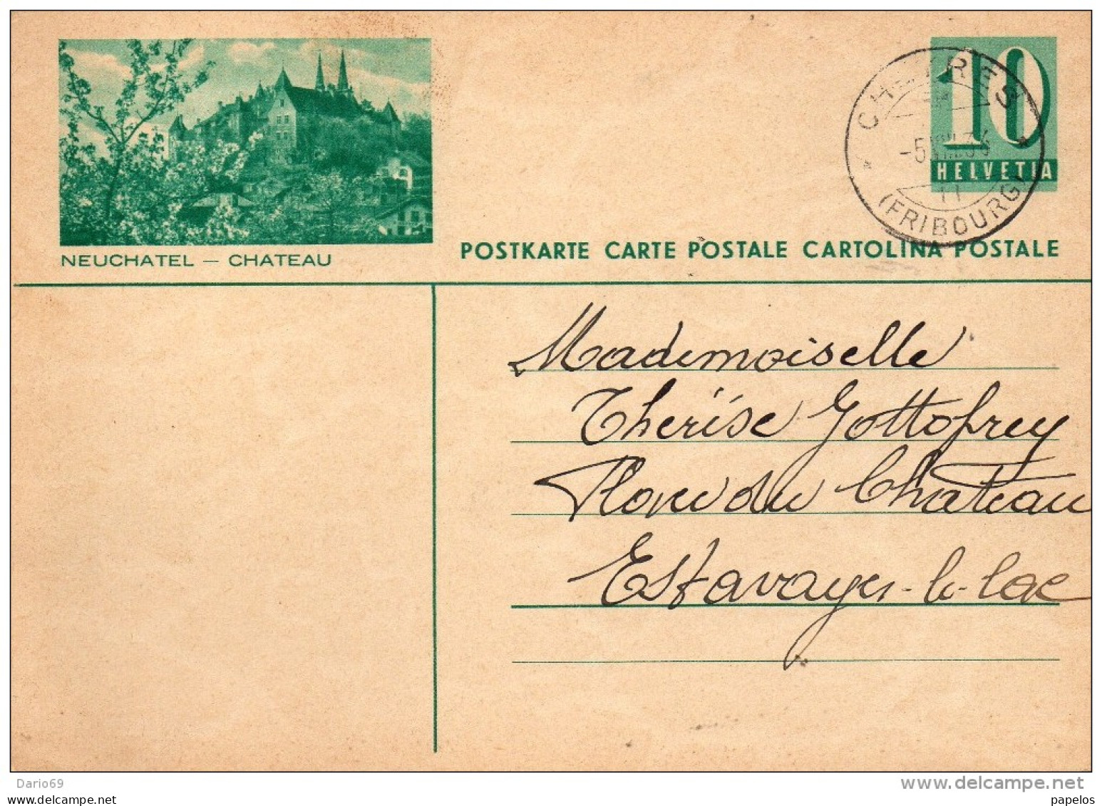 1935 CARTOLINA POSTALE - Entiers Postaux