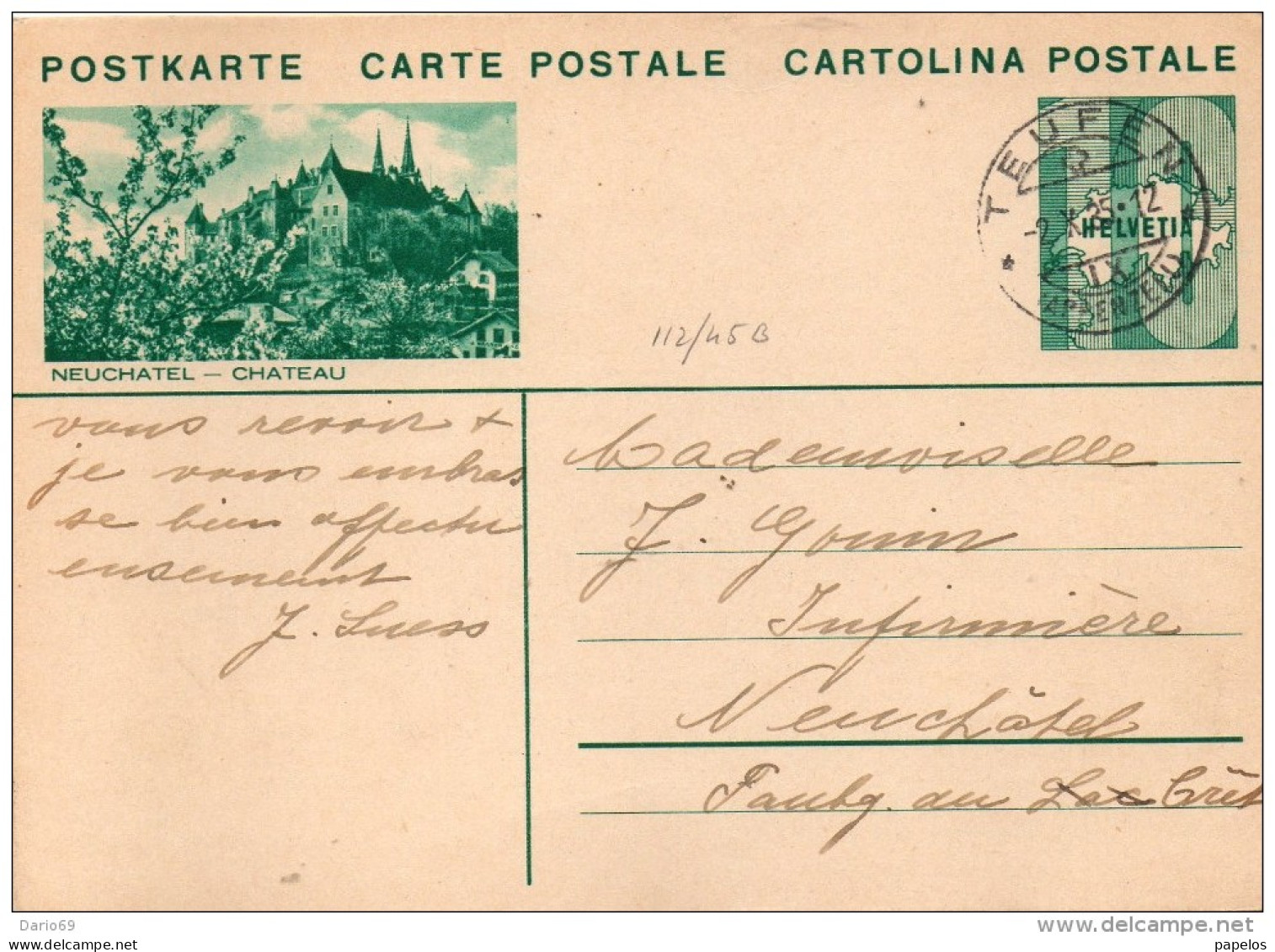 1935   CARTOLINA POSTALE - Covers & Documents