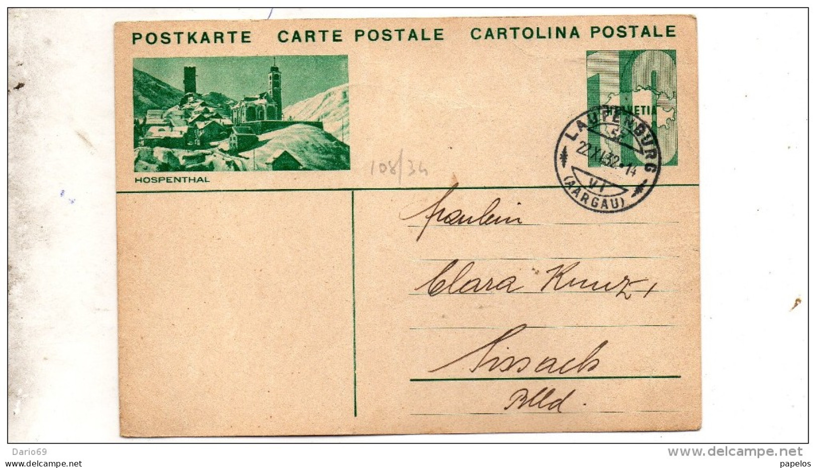 1932   CARTOLINA POSTALE - Covers & Documents