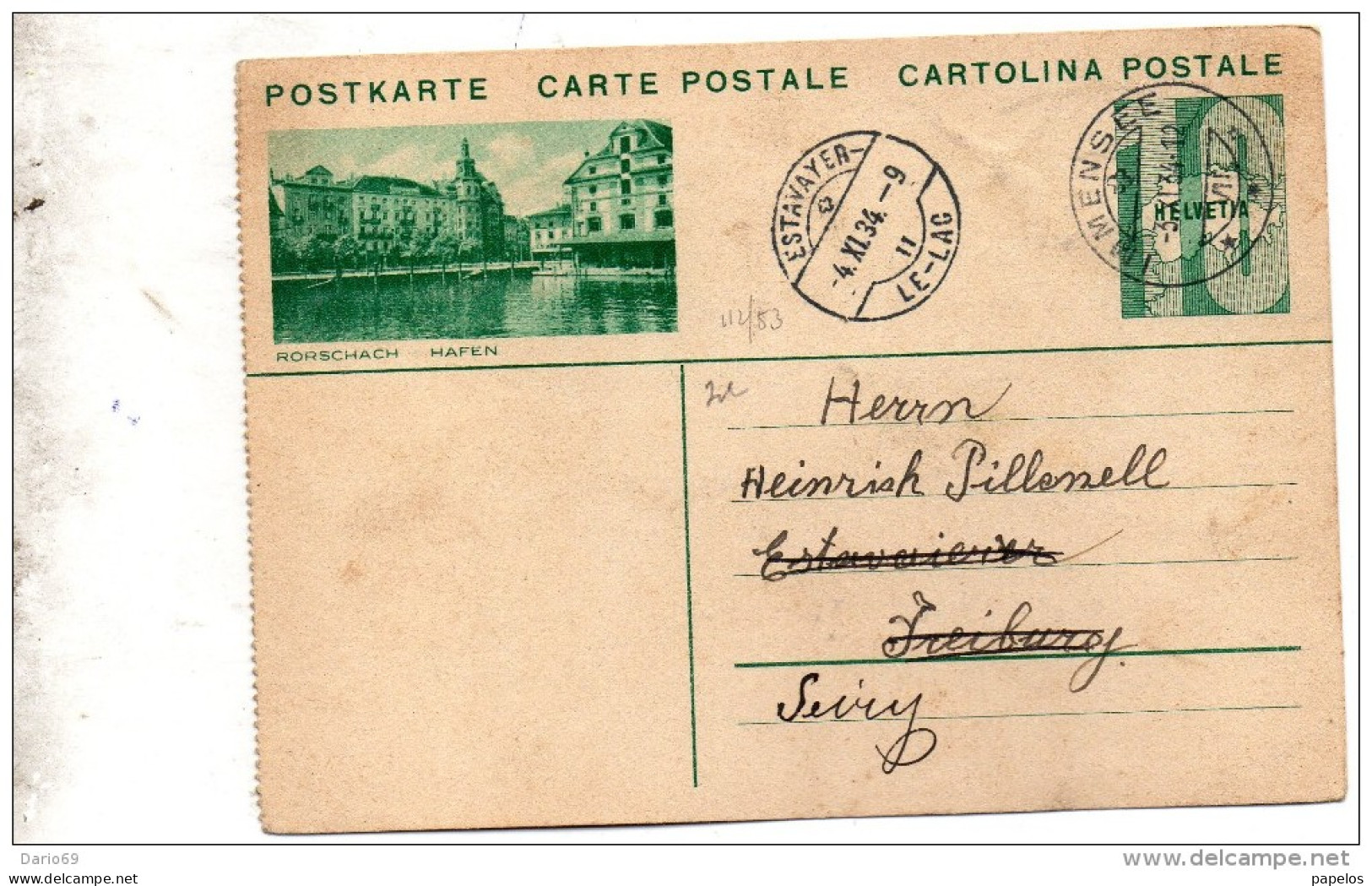 1934   CARTOLINA POSTALE - Covers & Documents