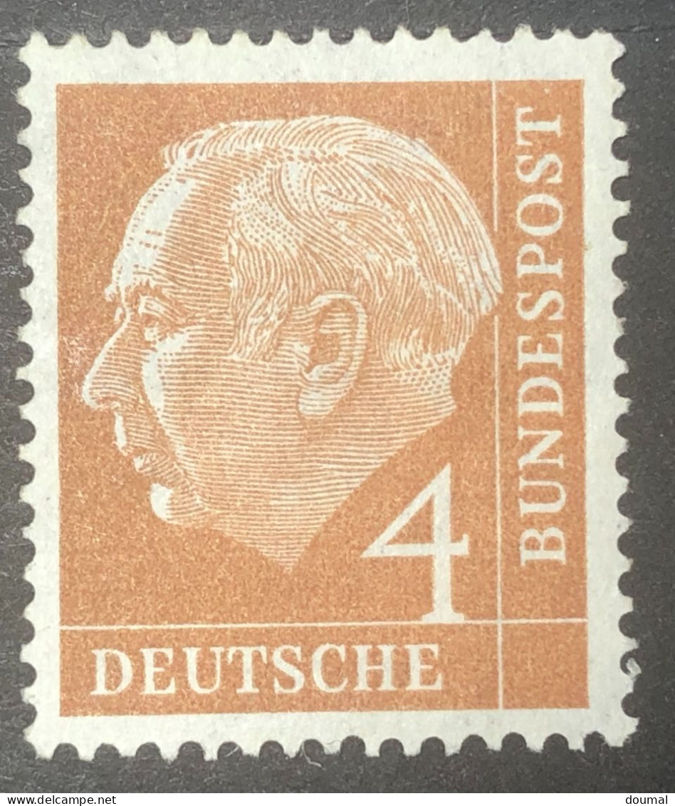 Theodor Heuss 4 Pf Deutsche Bundespost - Neufs