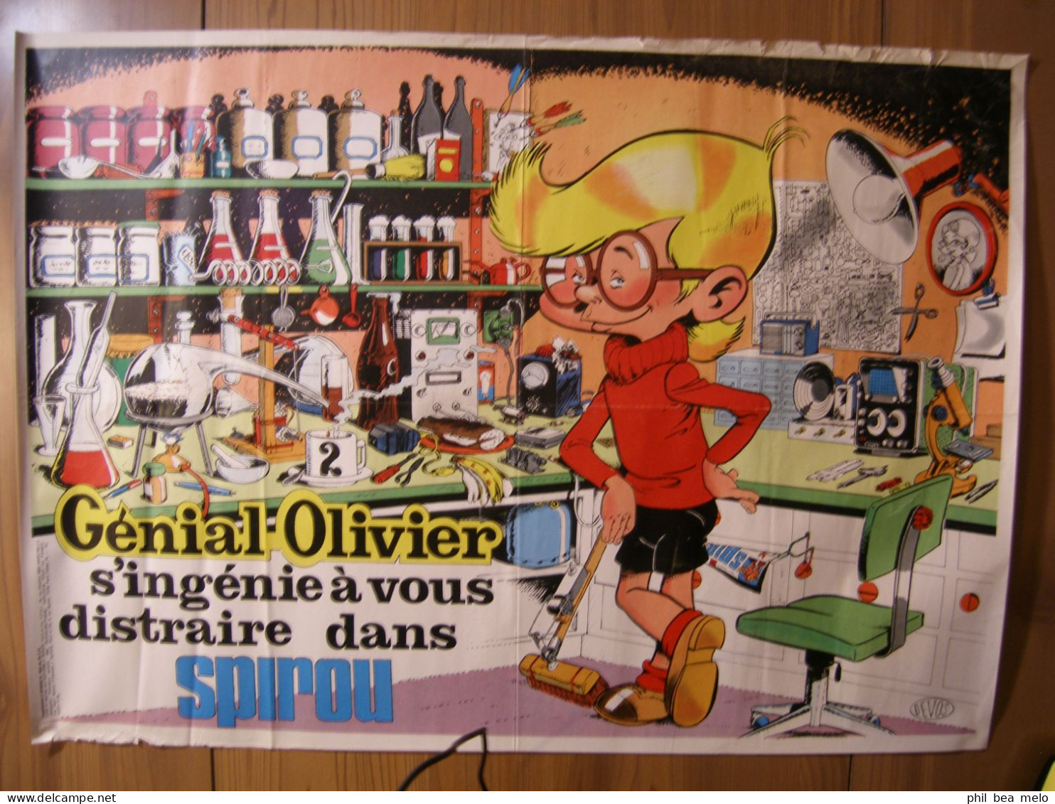 BD - LOT DE 16 POSTERS DU JOURNAL SPIROU MAGAZINE - VOIR LISTE ET PHOTOS