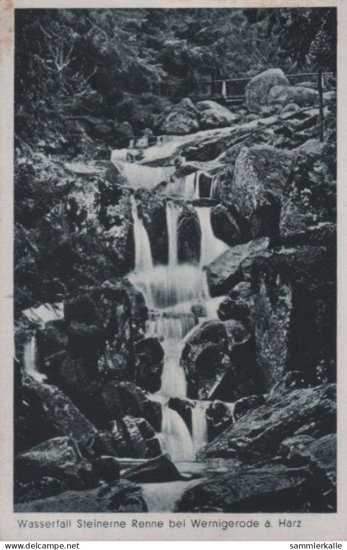 61050 - Wernigerode - Wasserfall Steinerne Renne - 1951 - Wernigerode