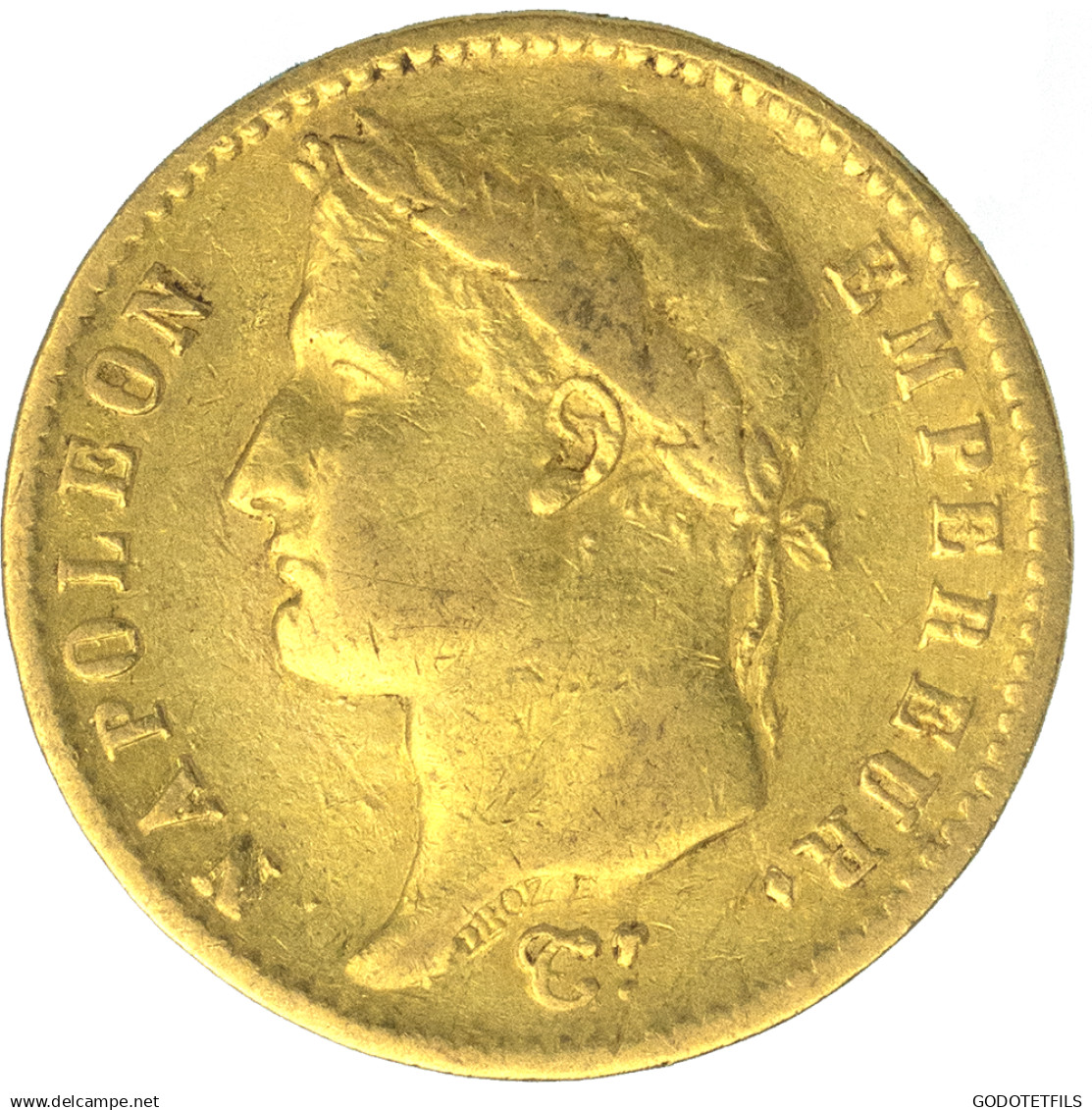 Premier-Empire-20 Francs Napoléon Ier 1813 Utrecht - 20 Francs (gold)