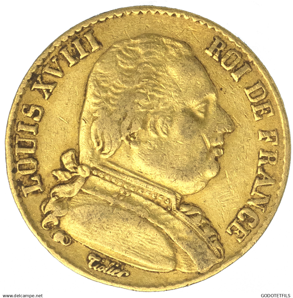 Louis XVIII-20 Francs 1815 Perpignan - 20 Francs (oro)