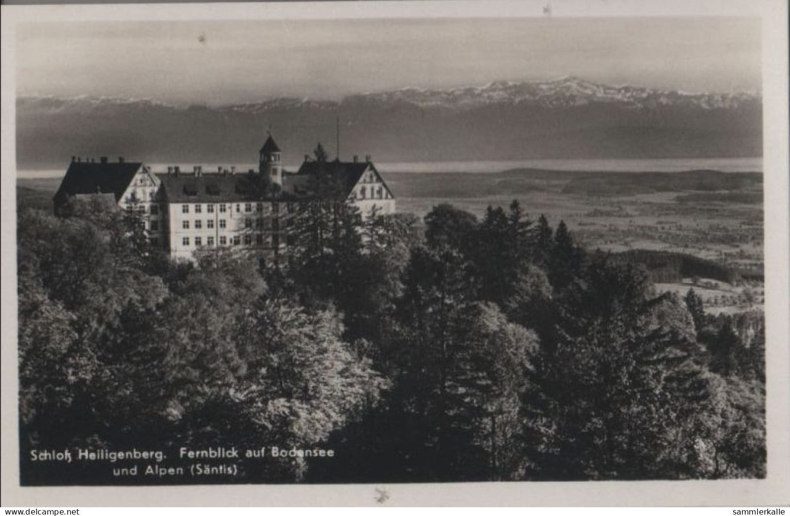 59476 - Heiligenberg - Schloss, Fernblick Auf Bodensee - Ca. 1955 - Friedrichshafen