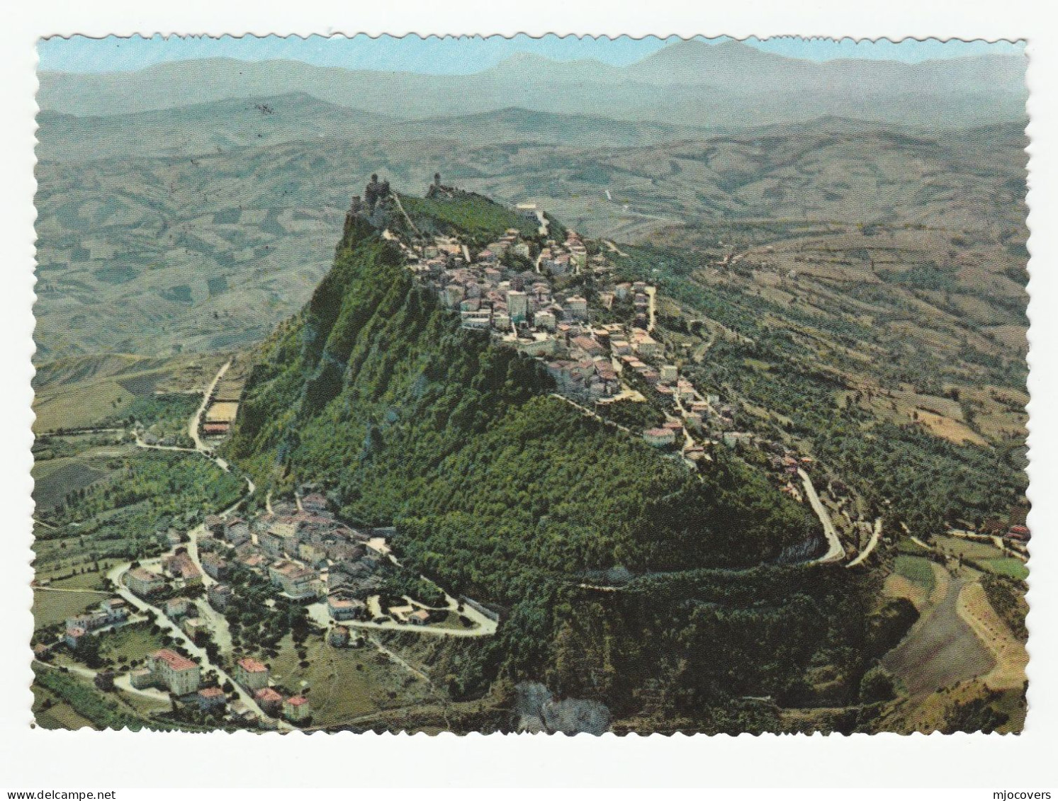 1958 San Marino Cover GARIBALDI  Views FLOWER Etc Stamps Postcard  To GB - Brieven En Documenten