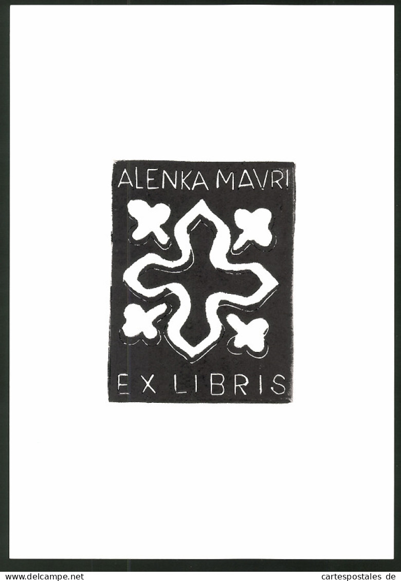 Exlibris Von Alenka Mauri Für Alenka Mauri, Ornamente  - Ex Libris