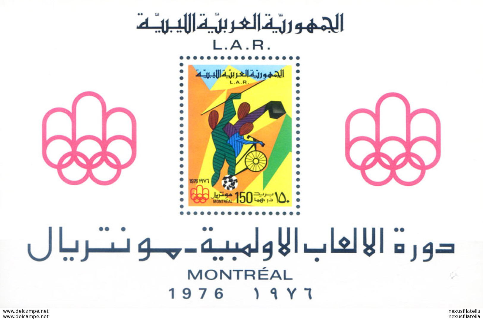 Sport. Olimpiadi Montreal 1976. - Libyen