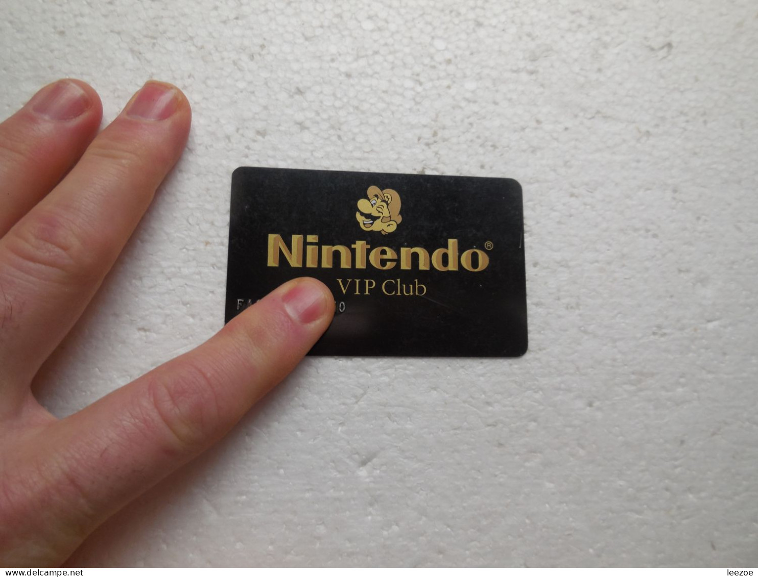 NINTENDO CARTE V.I.P CLUB..S.O.S NINTENDO, Carte Avec Nom...RARE..N5 - Otros & Sin Clasificación