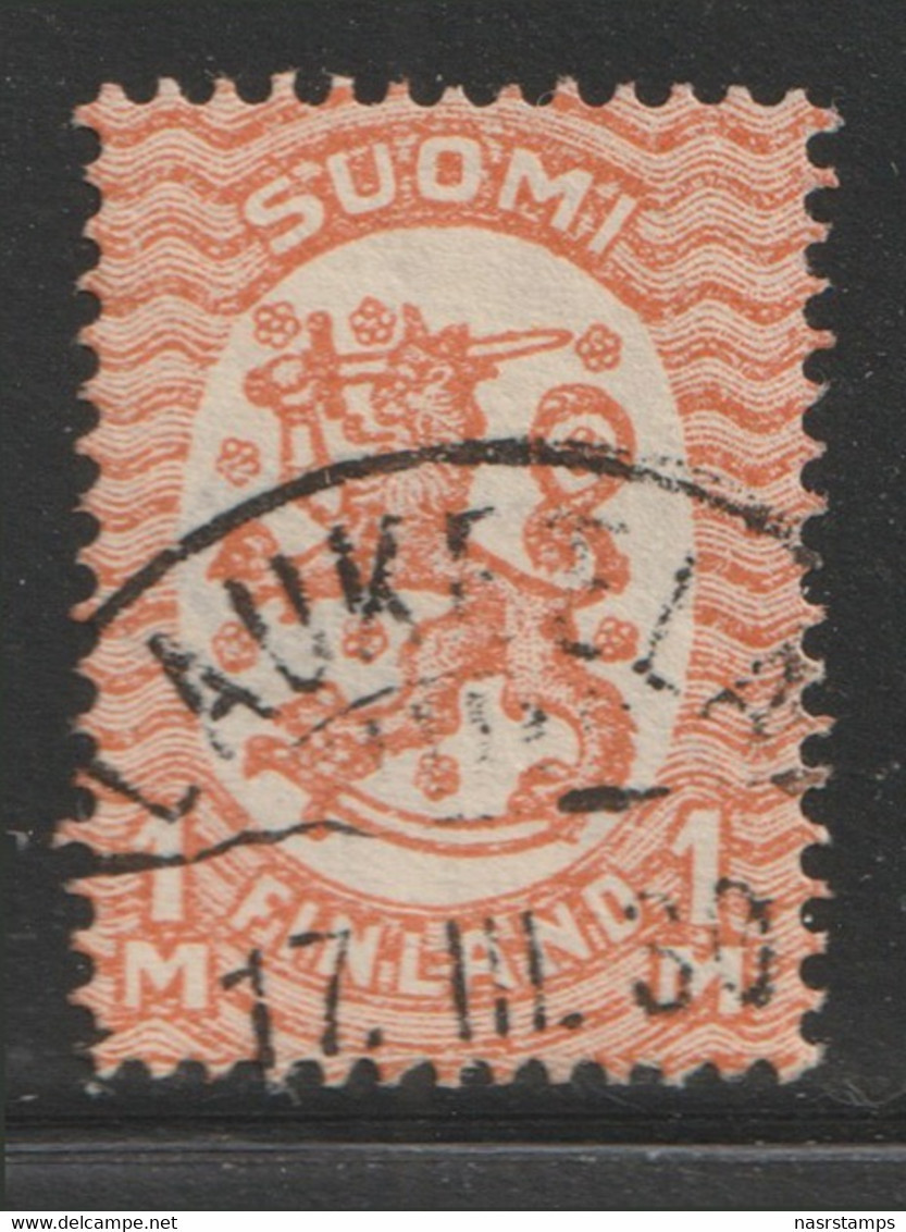 Finland - 1925 - ( Arms Of The Republic - 1m ) - As Scan - Oblitérés