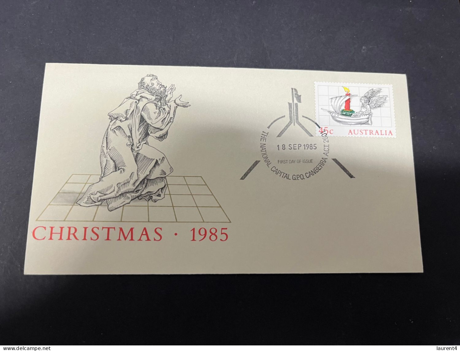 26-3-2024 (4 Y 9) Australia (2 With With Different Postmark) FDC - Christmas 1985 - Sobre Primer Día (FDC)