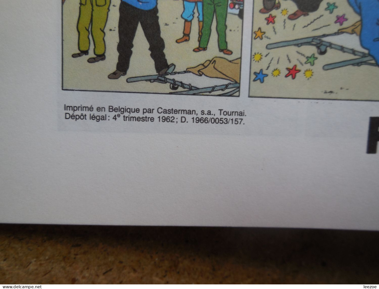 BD Tintin On A Marché Sur La Lune 17C8, Casterman, S. A., Tournai DL : 4e Trimestre 1962, Série De 1987..N5 - Tintin