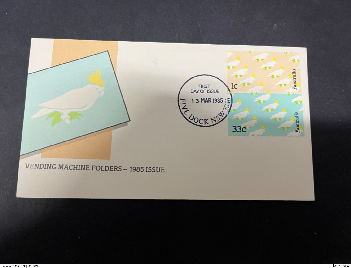 26-3-2024 (4 Y 9) Australia (2 With With Different Postmark) FDC - Vending Machine Folders 1985 Issue - Sobre Primer Día (FDC)