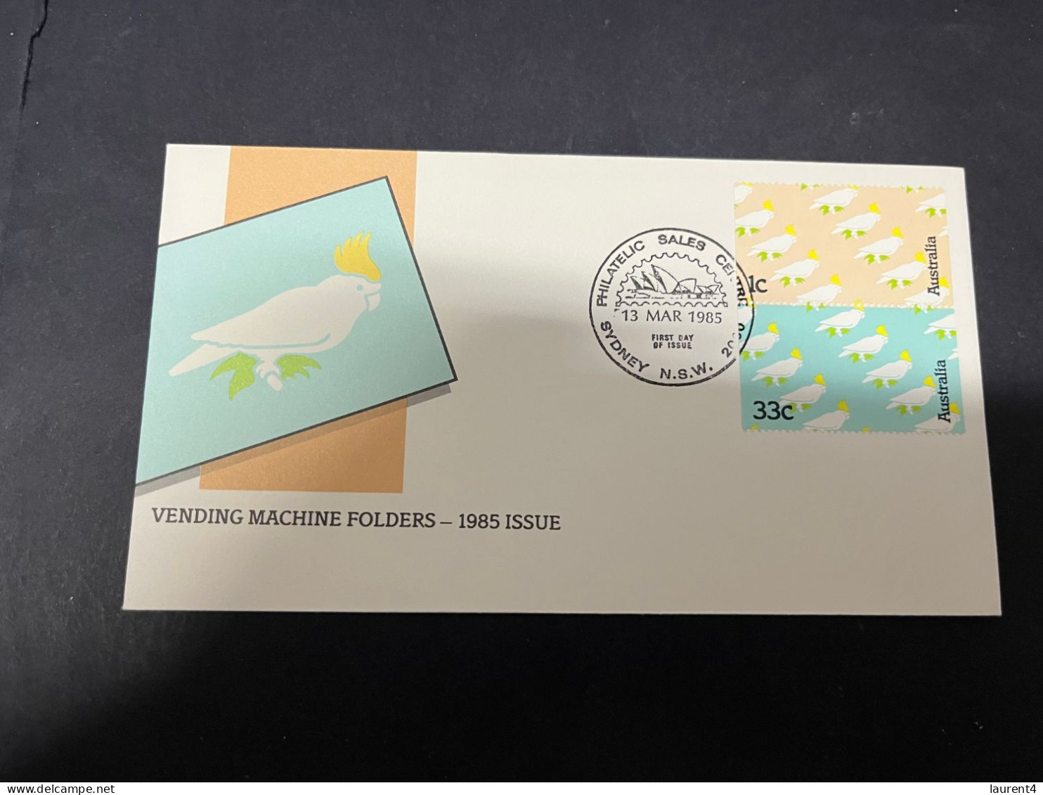 26-3-2024 (4 Y 9) Australia (2 With With Different Postmark) FDC - Vending Machine Folders 1985 Issue - FDC