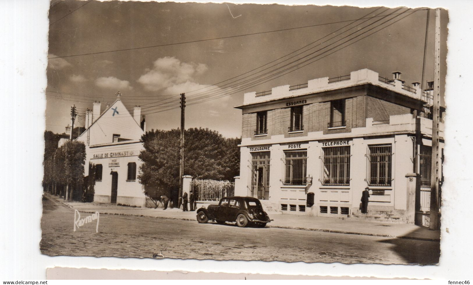 91 - ESSONNES - La Poste Et La Salle De Gymnastique - Tacot  (J44) - Essonnes