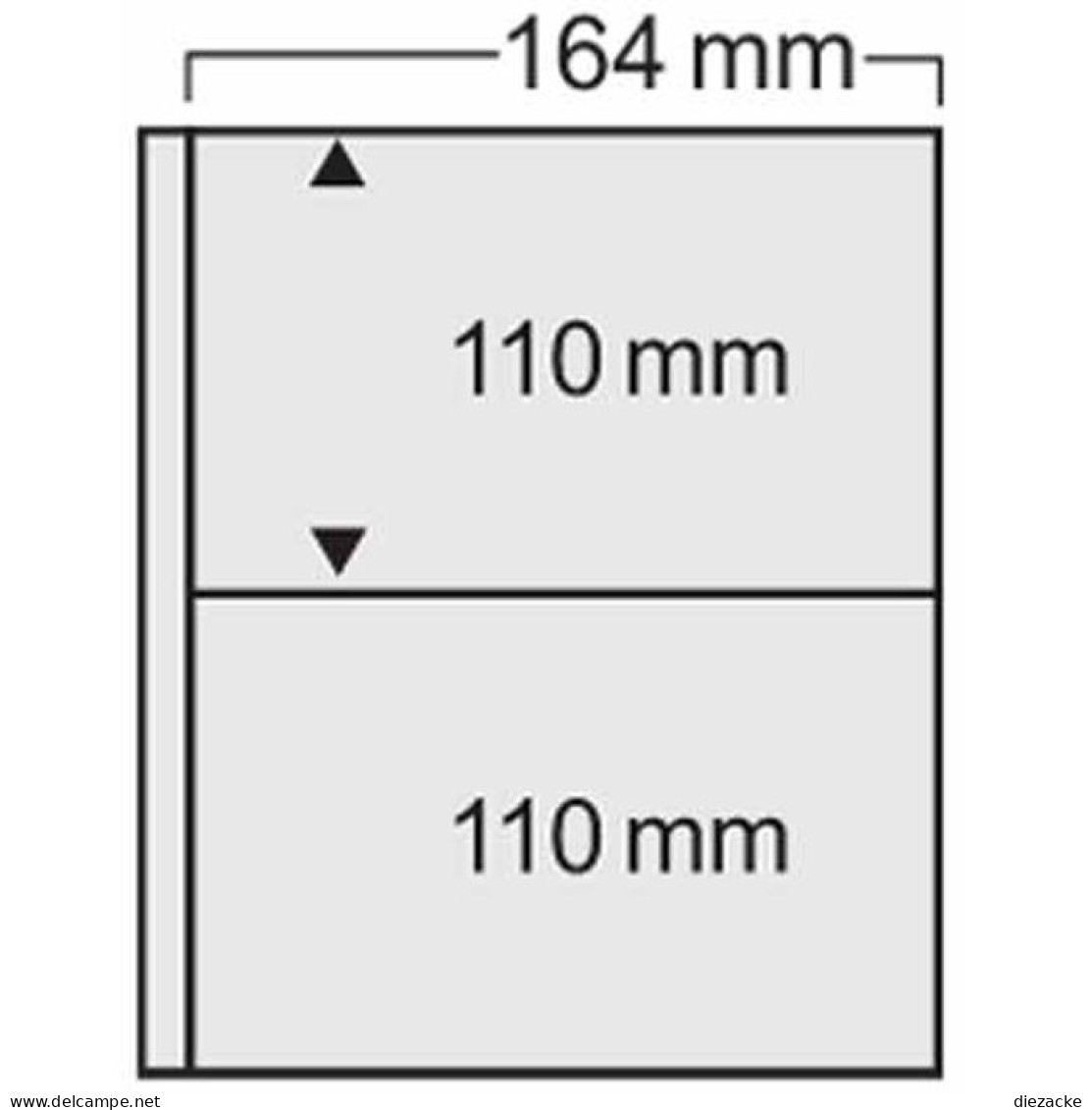 Safe Album Blau Compact-"Standard" Mit 20 Blättern Für Postkarten Nr. 7893 Neu ( - Bindwerk Met Pagina's