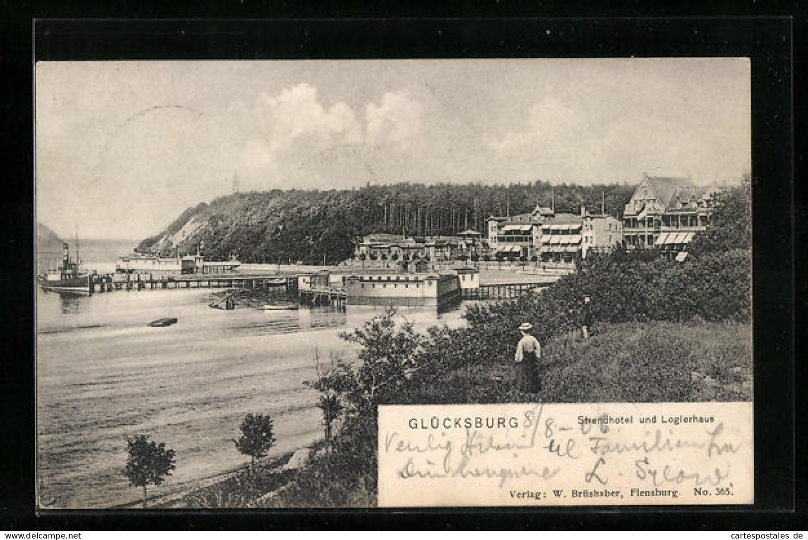 AK Glücksburg, Strandhotel Und Logierhaus  - Gluecksburg