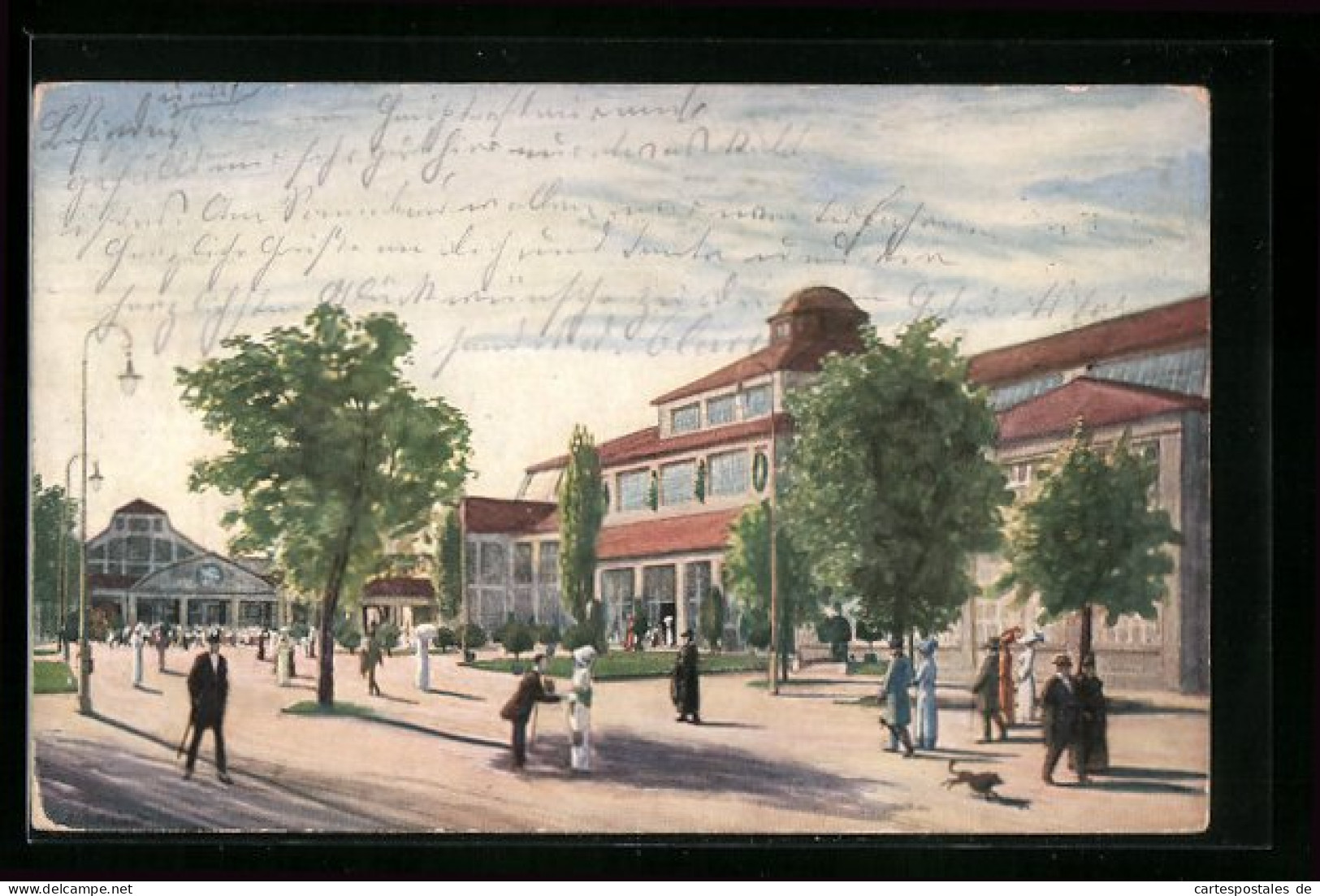 Künstler-AK München, Bayrische Gewerbeschau 1912, Halle III  - Exhibitions