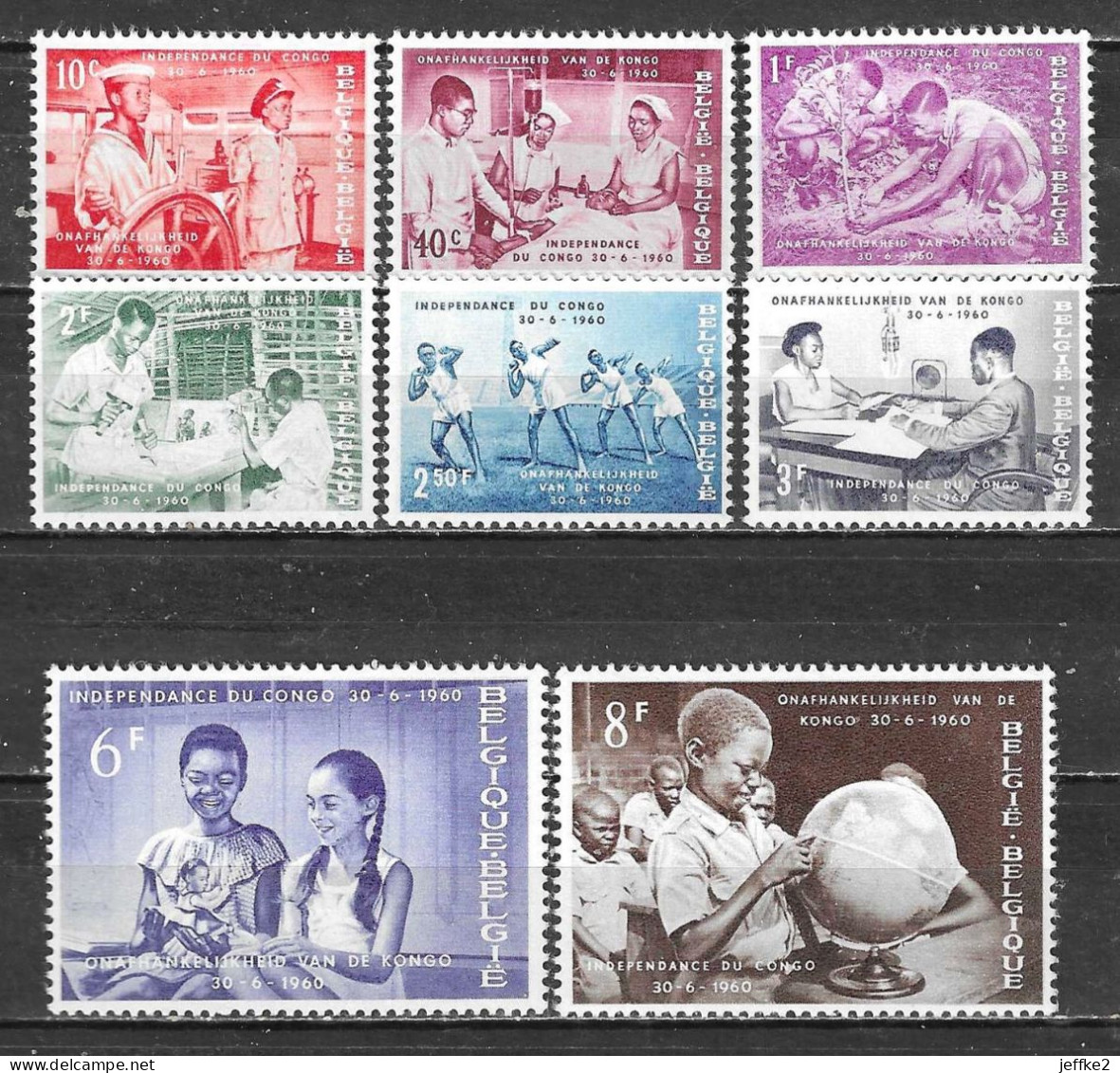 1139/46**  Indépendance Du Congo - Série Complète - MNH** - Vendu à 10% Du COB!!!! - Unused Stamps