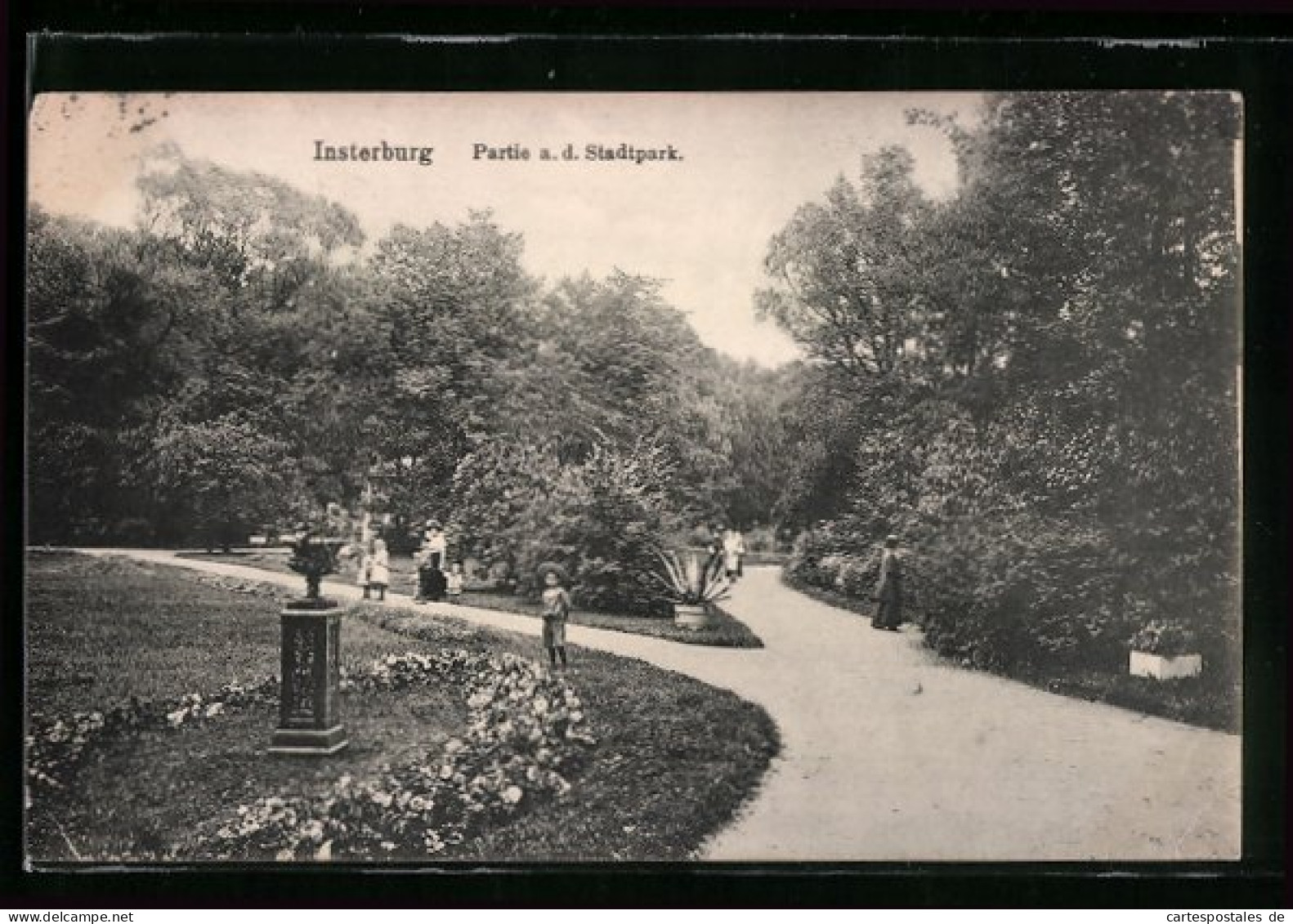 AK Insterburg, Partie Aus Dem Stadtpark  - Ostpreussen
