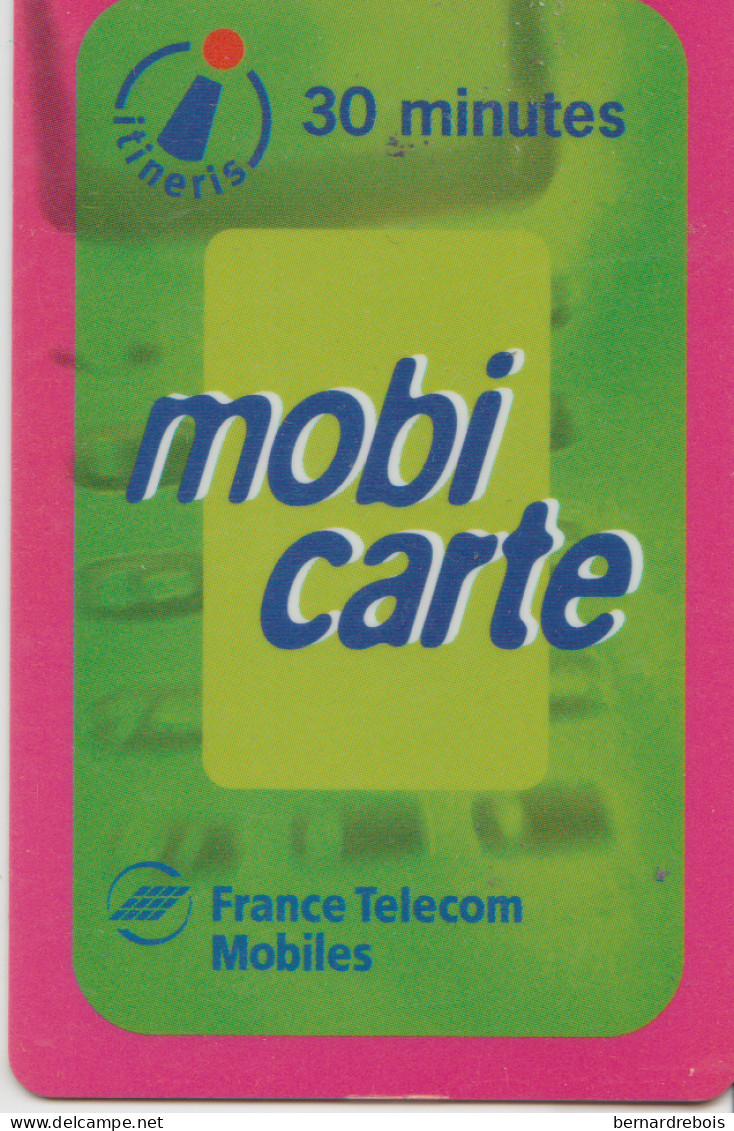 TC23 - MOBI PU5C - MOBICARTE ROUGE, Cote 12 €, Pour 1 € - Mobicartes (recharges)