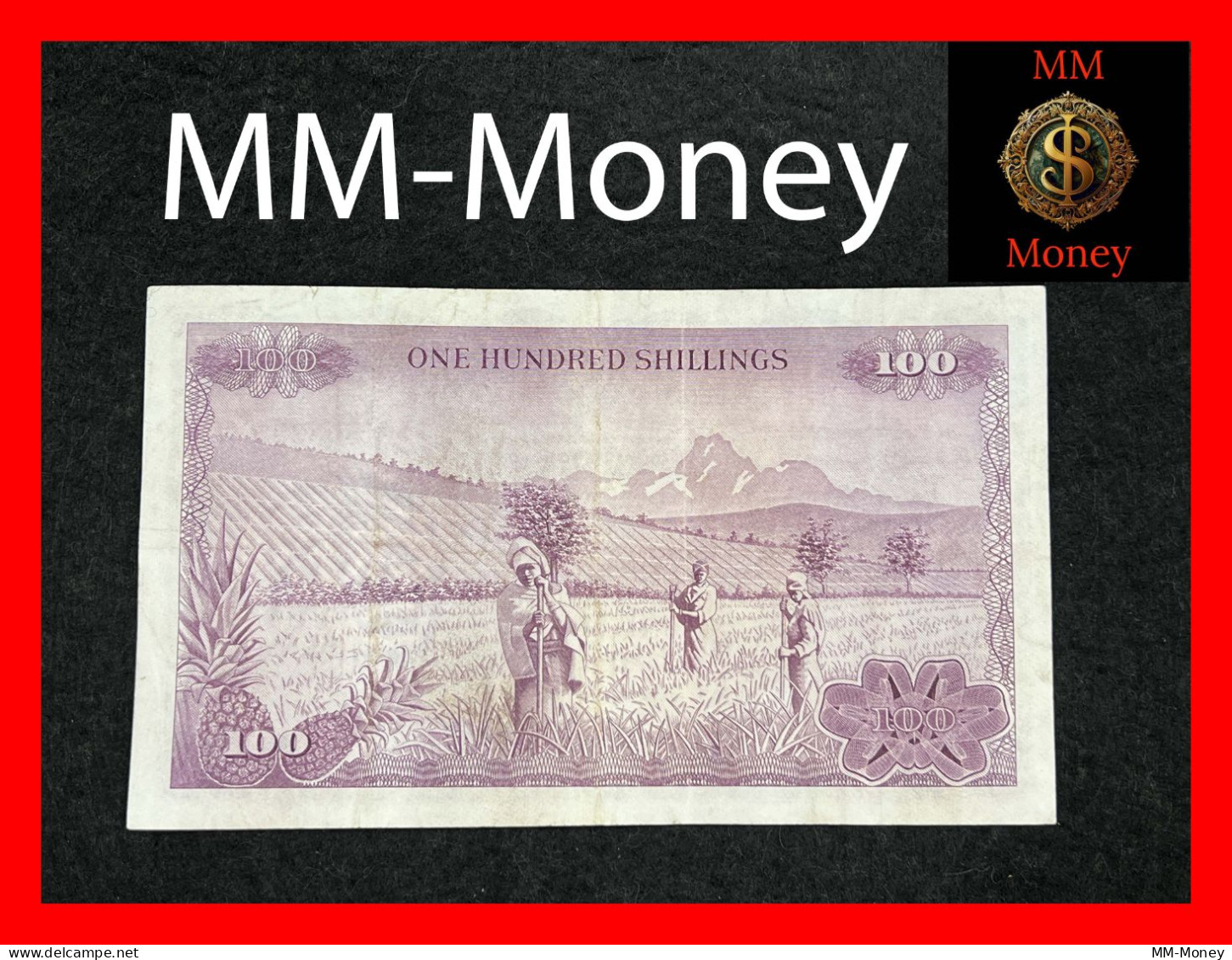 KENYA  100 Shilingi  1.7.1969  P.  10  *first Date*  AXF   [MM-Money] - Kenia
