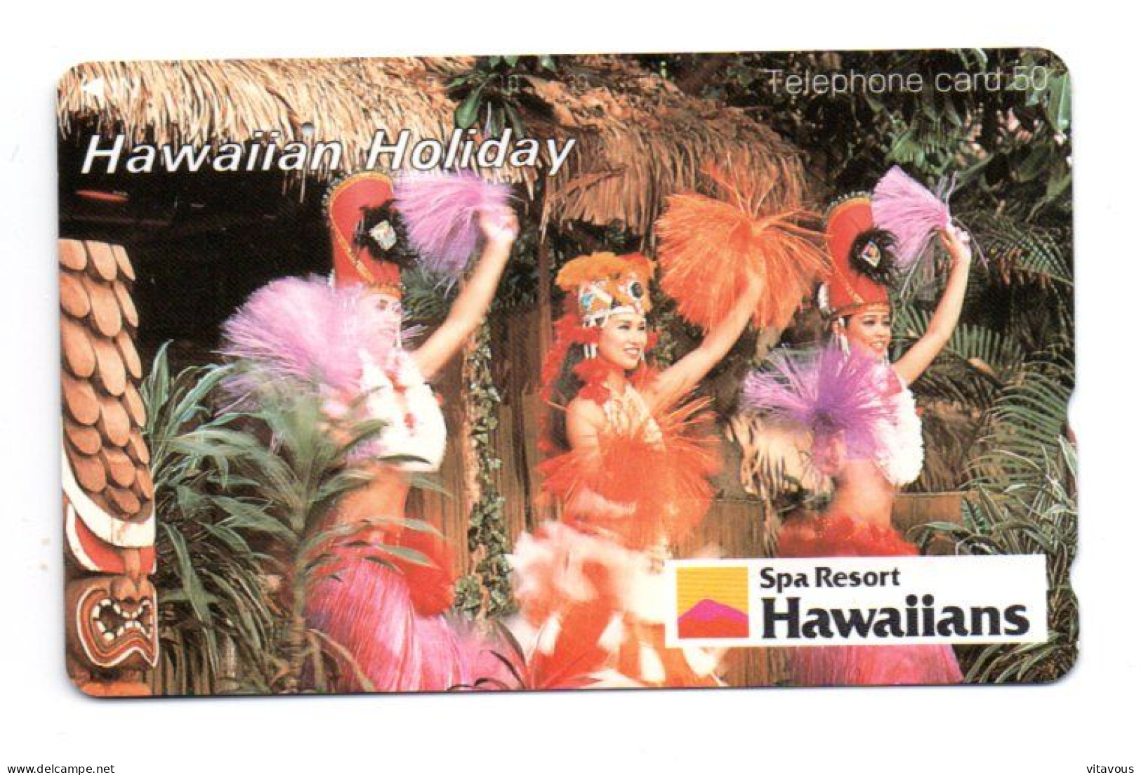 Spa Resort Hawaillans Beautiful HAWAII Coucher De Soleil  Télécarte Japon  Phonecard  (K 105) - Personnages