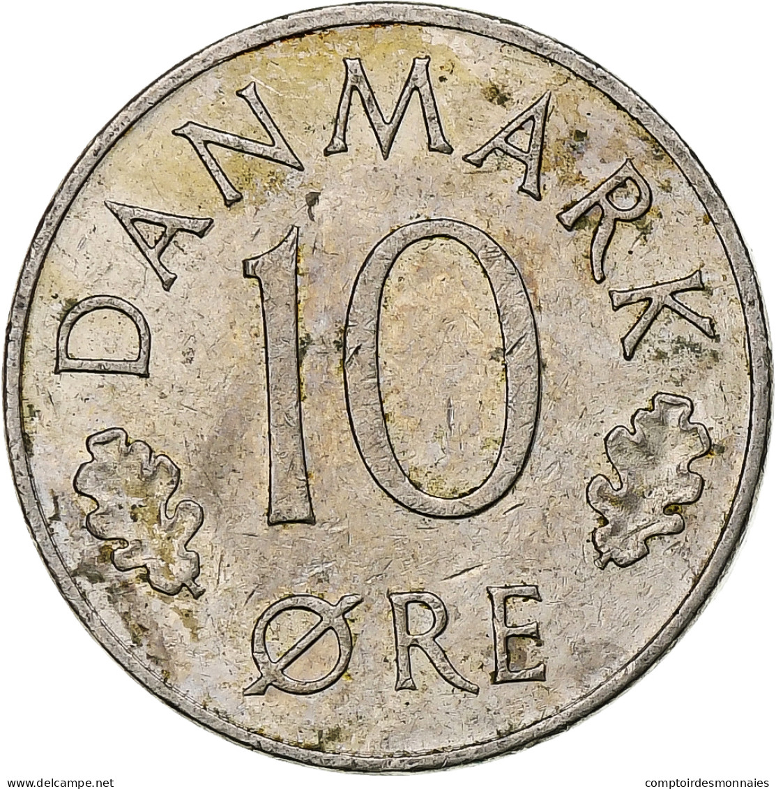 Danemark, 10 Öre, 1976 - Denemarken