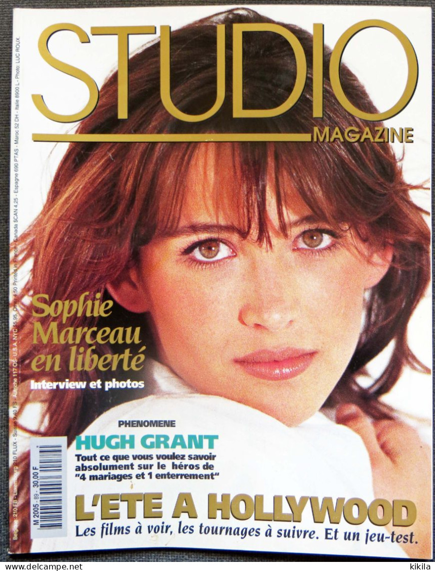 Revue STUDIO Magazine N° 89 Juillet 1994 (?) Sophie Marceau - Hugh Grant  - David Lynch - "Maverick" Mel Gibson  Jodie * - Film