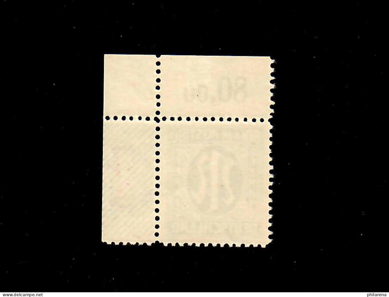 BiZone: MiNr. 34 A A Z R4,postfrisch Im Eckrand Mit Bogenzählnummer, BPP Attest - Mint