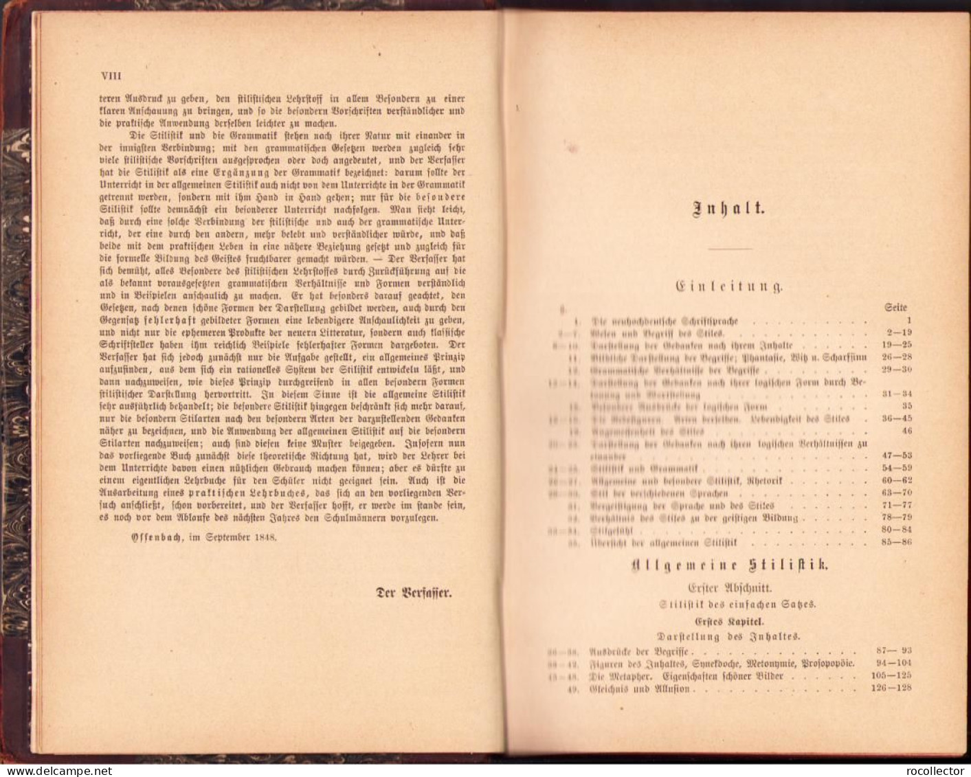 Der Deutsche Stil Von Karl Ferdinand Becker, 1884 C1599 - Old Books