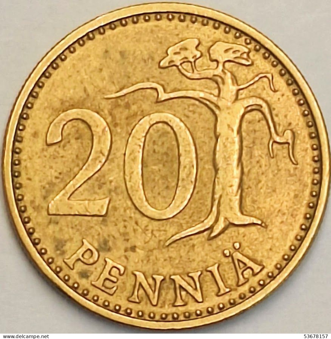 Finland - 20 Pennia 1976 K, KM# 47 (#3933) - Finlande