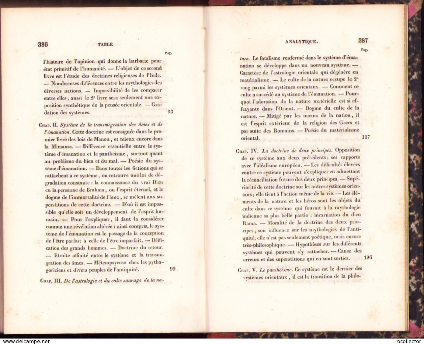 Essai sur la langue et la philosophie des Indiens traduit de l’allemand par Frederic Schlegel, 1837 402SP