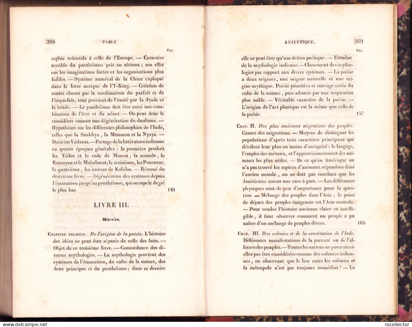 Essai sur la langue et la philosophie des Indiens traduit de l’allemand par Frederic Schlegel, 1837 402SP