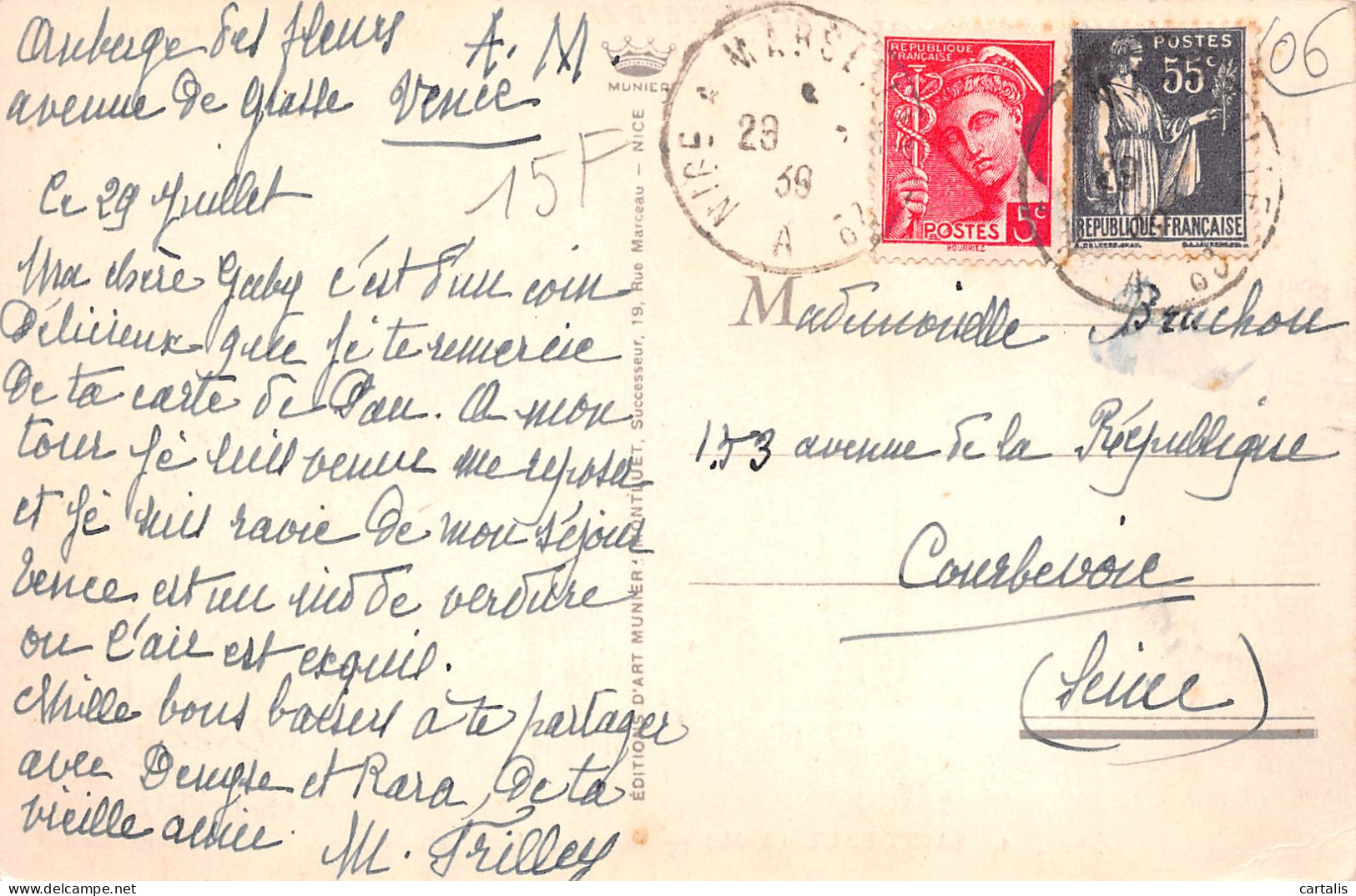 06-SAINT PAUL-N°3859-B/0099 - Airmail