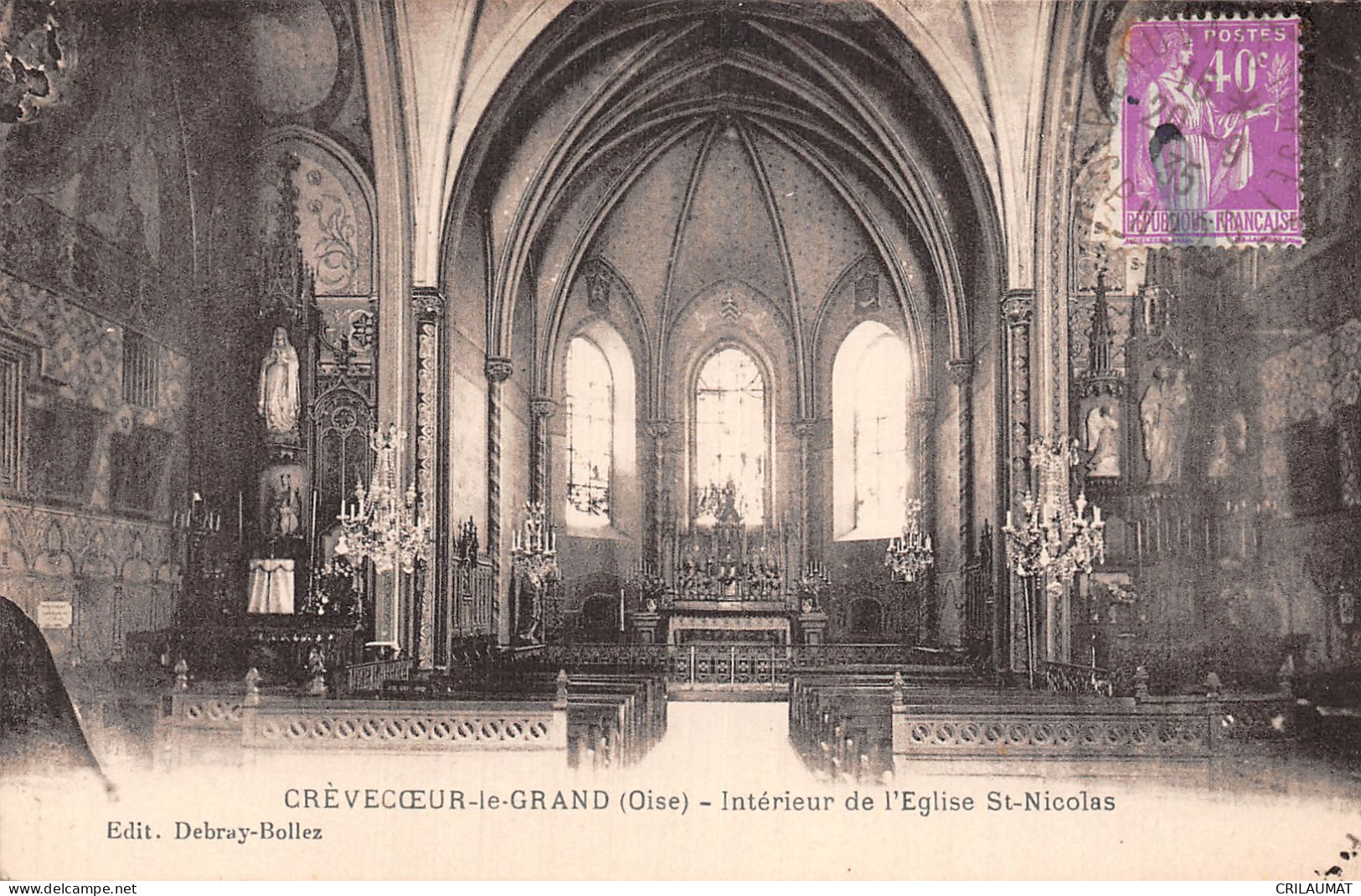 60-CREVECOEUR LE GRAND-N°T2906-H/0037 - Crevecoeur Le Grand